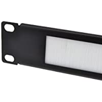 Los mejores  - Cepillo Plate-Panel Cable Manejo 1U para 19 Inch Datos Gabinete En Blanco [1U]
